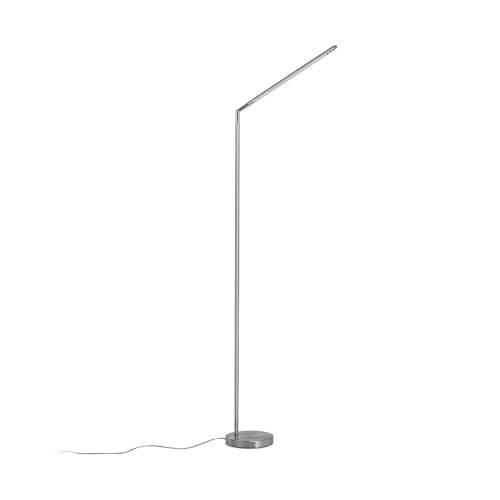 Lindby LED Stehlampe modern, Standleuchte Metall, 6W LED Leuchtmittel, Leselampe-Stehlampe für Wohnzimmer, Esszimmer, Arbeitszimmer