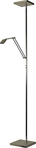 Exklusive LED Stehlampe (Höhe 185cm, flach, 3480 Lumen, 2700K) Sparlampe Leseleuchte LED-Lampe Lampe Innenlampe Energiesparlampe