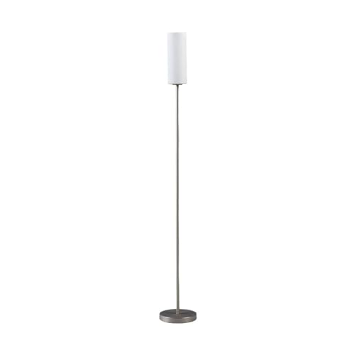 Lindby Stehlampe 'Vinsta' (Modern) in Weiß aus Glas u.a. für Schlafzimmer (1 flammig, E27) - Stehleuchte, Standleuchte, Floor Lamp, Wohnzimmerlampe, Schlafzimmerleuchte