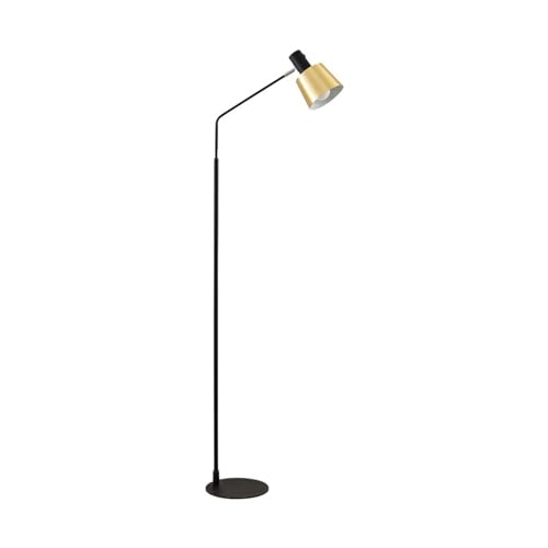 Lindby Stehlampe 'Vlada' (Skandinavisch) in Gold/Messing aus Metall u.a. für Wohnzimmer & Esszimmer (1 flammig, E27) - Stehleuchte, Standleuchte, Floor Lamp, Wohnzimmerlampe, Wohnzimmerlampe
