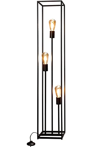 Stehlampe - Schwarz - Metall - 22 x 120 cm