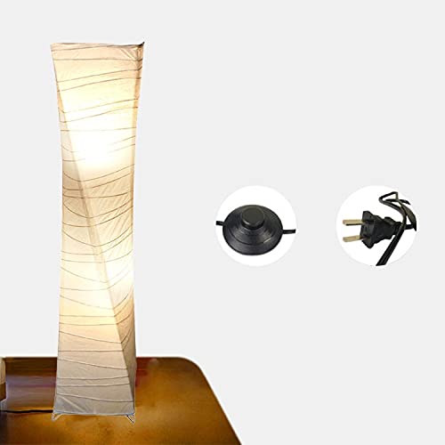 LXHLDD 123cm Groß Modern Reispapier Stehlampe, Schlafzimmer Im Japanischen Stil Papierlampe, Für Schlafzimmer, Arbeitszimmer Oder Wohnraum (Color : A)