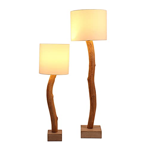 IMAGO handgemachte Stehlampe, Lampe aus Holz, Treibholz, ca. 25 x 25 x 90(H) cm