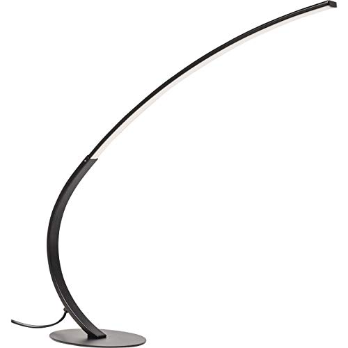 Kare Design Stehleuchte Codolo Schwarz, Moderne Tischleuchte, Stehlampe mit LED, Bogenlampe, Leselampe, (H/B/T) 50x60x13cm