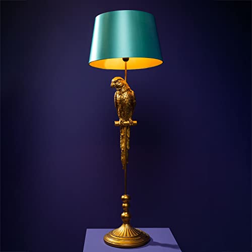 Stehlampe Tammy H 121 cm 1L Polyresin gold Tischleuchte Lampe Leuchte