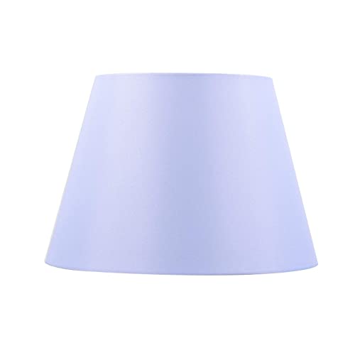 LIANFAFAF Lampenschirm aus PVC-Stoff, E27-Lampenschirm, DIY-Stehlampen-Tischlampe n-Lampenschirm, Bodendurchmesser 31 cm, Lila