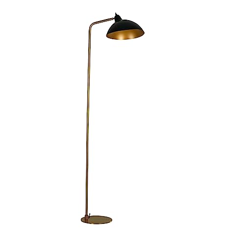 Dyberg Larsen - Futura Stehlampe - Messing/Black - Stehlampe Schwarz - Innenbereich - Stehlampe Wohnzimmer - Leicht - Lampe Wohnzimmer - Modern Deko -Dänisches Design
