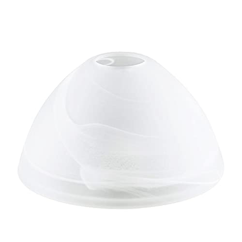 Lampenschirm Ø 170mm Lampenglas Leuchtenglas Alabasterglas für E27 Alabaster Glas matt