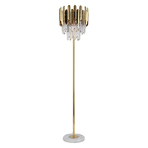 Brilliant Wohnzimmer Deckenfluter Luxus Moderne Kristall Gold Stand Stehleuchte für Schlafzimmer Wohnzimmer Indoor Home Light Leuchtmittel Stehlampe passend für jede Wohnung
