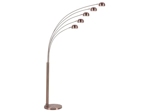 Elegante Stehlampe aus Metall Kupfer im Vintage-Stil 210 cm Flinders