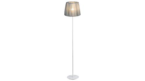 Gemütliche Stehlampe mit Schalter Mint Stoff H:162cm E27 dekorative Stehleuchte NEPIA Wohnzimmer