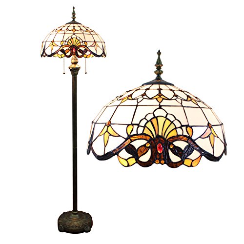 HDmirrorR 16-Inch Barock europäische Tiffany Stehlampe Wohnzimmerlampe