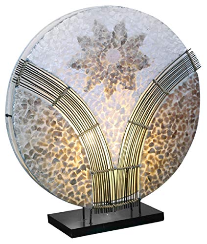 Woru Tischlampe Luzie - Runde Lampe in 30 cm oder 40 cm erhältlich, Deko-Leuchte, Stimmungsleuchte
