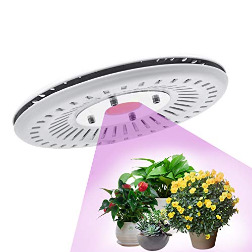 FAXIOAWA UFO COB LED-Wachstumslicht, volles Spektrum, IP67, wasserdichtes Pflanzenwachstumslicht, lüfterlos, geräuschlos, 100 W Wachstumslampe, für Pflanzen, Blumen, Sämlinge, Anbau, Phyto-Lampe