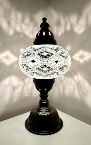 Samarkand - Lights Mosaiklampe Mosaik - Tischlampe L Stehlampe orientalische türkische marokkanische mosaik lampe Silber