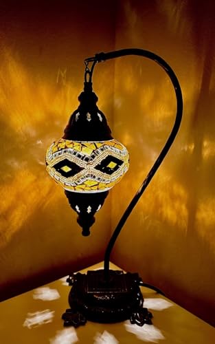 Mosaiklampe Mosaik - Stehlampe M Tischlampe orientalische lampe mosaic lamp GOLD