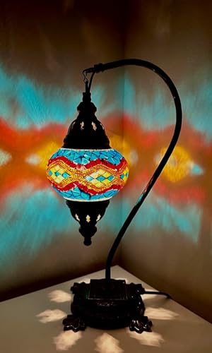 Samarkand - Lights Mosaiklampe Mosaik - Stehlampe M Tischlampe orientalische lampe mosaic lamp BUNT-MIX